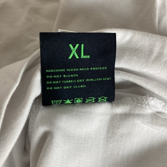 STAINED A FEW GOOD KIDS Logo Print Crew Neck Long Sleeve Tee size XL - Picture 12 of 13